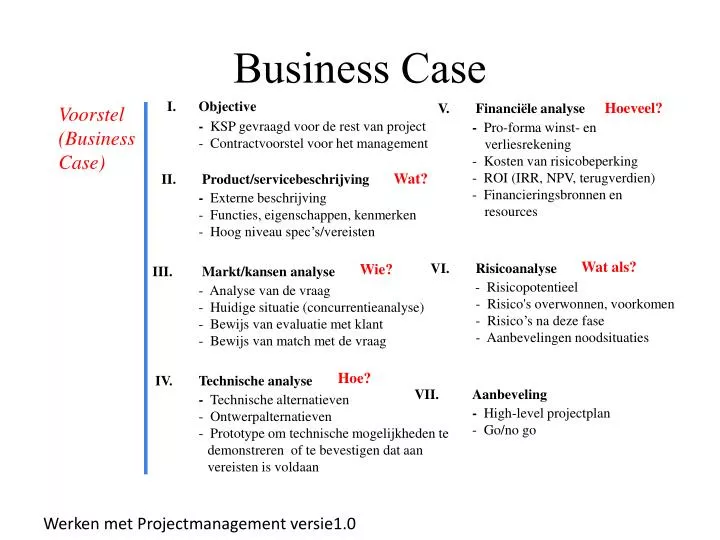 business case