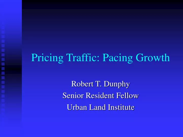 pricing traffic pacing growth
