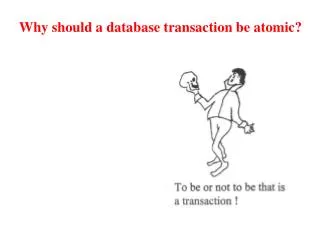 Why should a database transaction be atomic?
