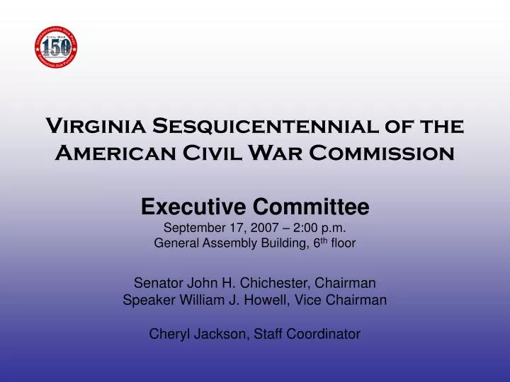 virginia sesquicentennial of the american civil war commission