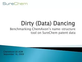 Dirty (Data) Dancing