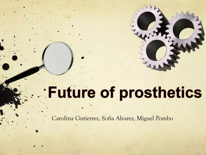 future of prosthetics