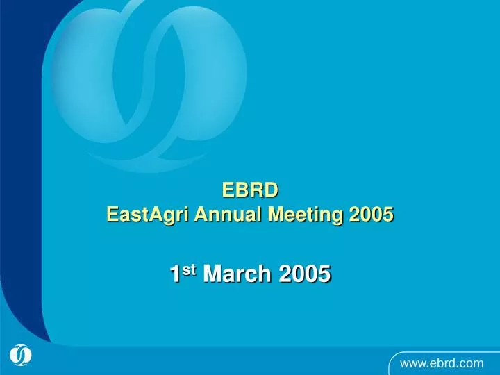 ebrd eastagri annual meeting 2005