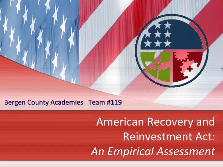 american recovery and reinvestment act an empirical assessment