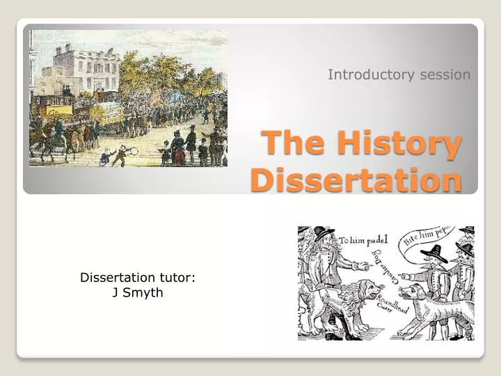 the history dissertation