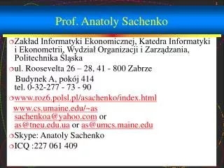 prof anatoly sachenko