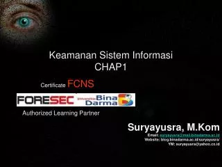 keamanan sistem informasi chap1