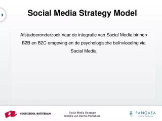 social media strategy model