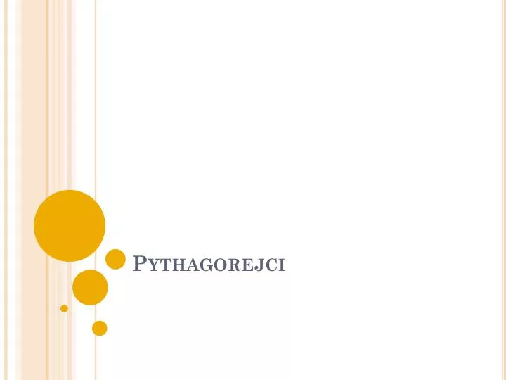 pythagorejci