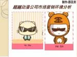 超越动漫公司市场营销环境分析 - slide 1