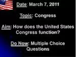 Congress - slide 1