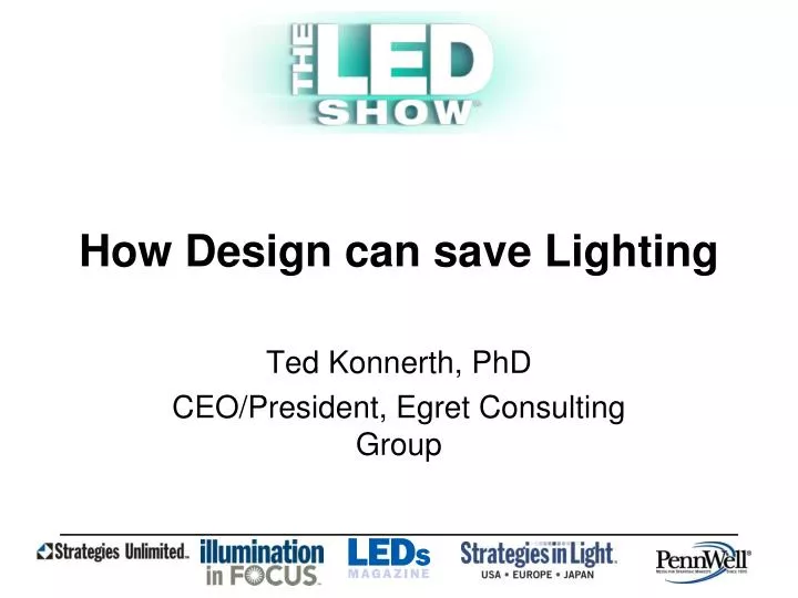 how design can save lighting