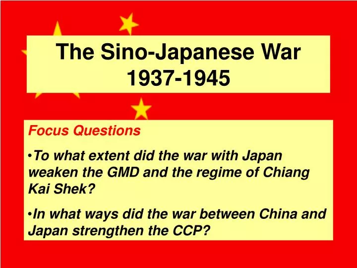 the sino japanese war 1937 1945