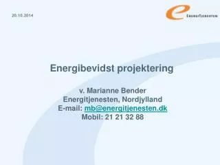 energibevidst projektering