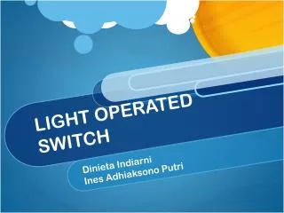 light operated switch
