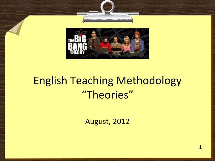 english teaching methodology theories