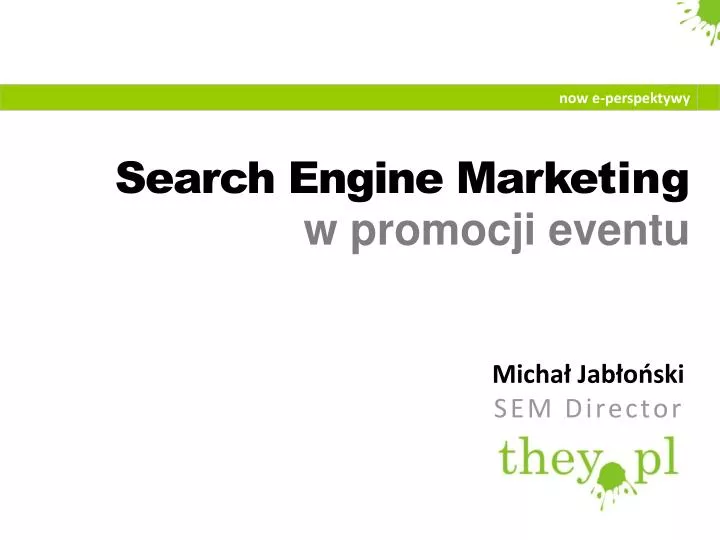 search engine marke ting w promocji eventu