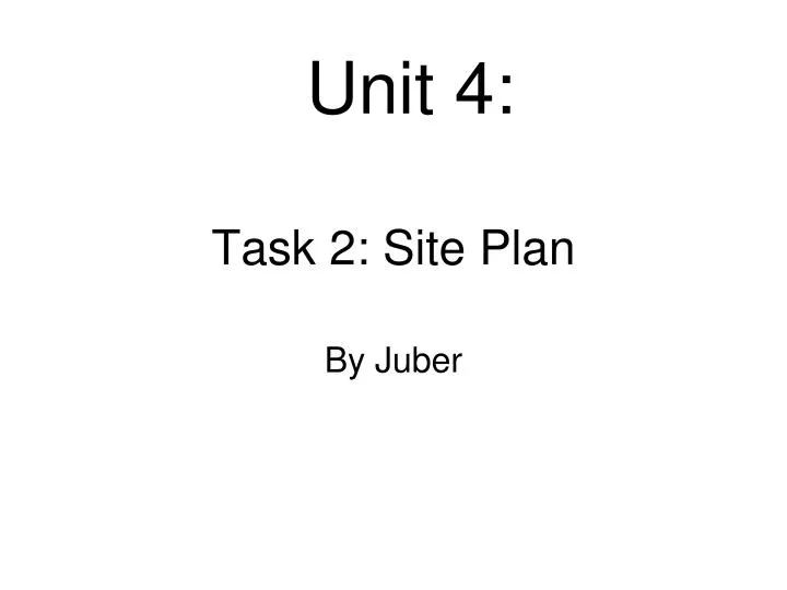 task 2 site plan
