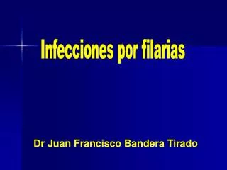 Infecciones por filarias
