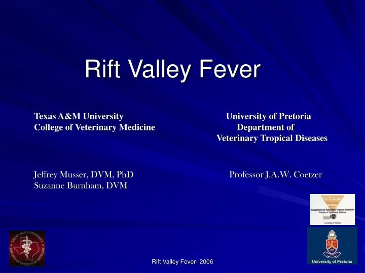 rift valley fever