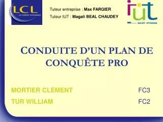 c onduite d un plan de conqu te pro