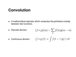 convolution
