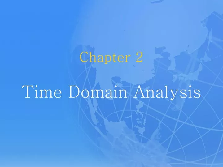 chapter 2 time domain analysis