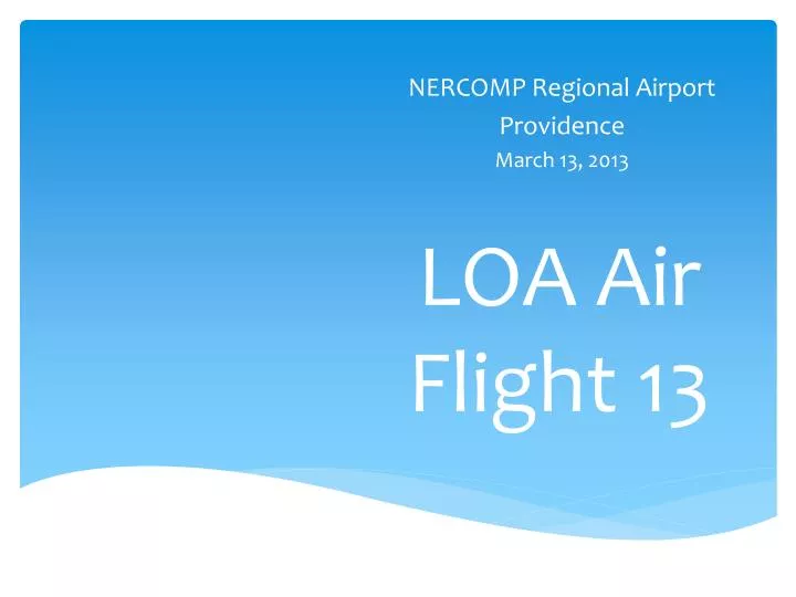 loa air flight 13