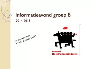informatieavond groep 8
