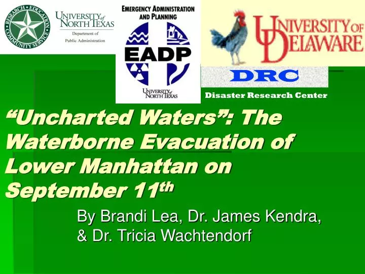 uncharted waters the waterborne evacuation of lower manhattan on september 11 th