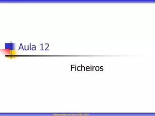 aula 12