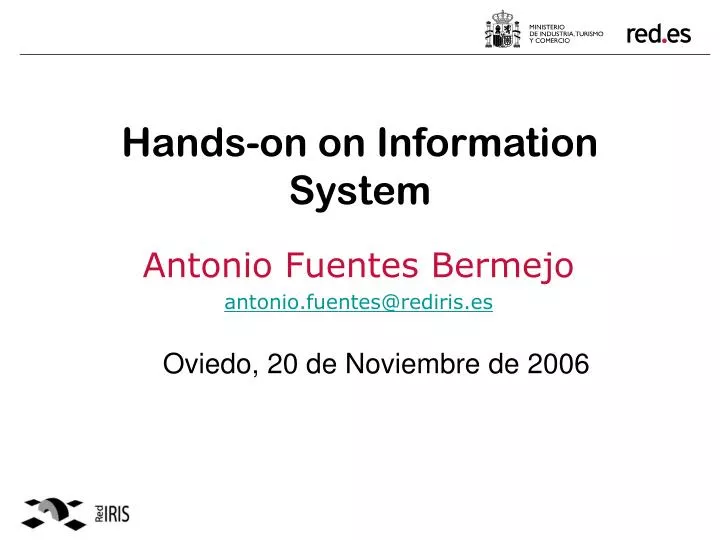 hands on on information system