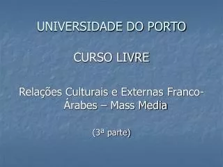 universidade do porto