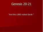 Genesis 20-21 - slide 1