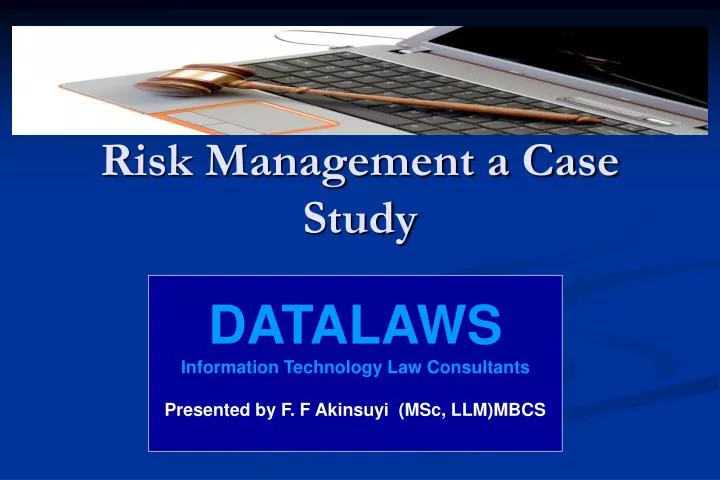 risk management a case study