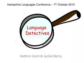 Language Detectives