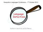 Language Detectives