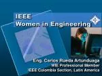 IEEE Women in Engineering - slide 1