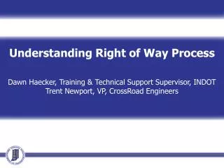 Understanding Right of Way Process