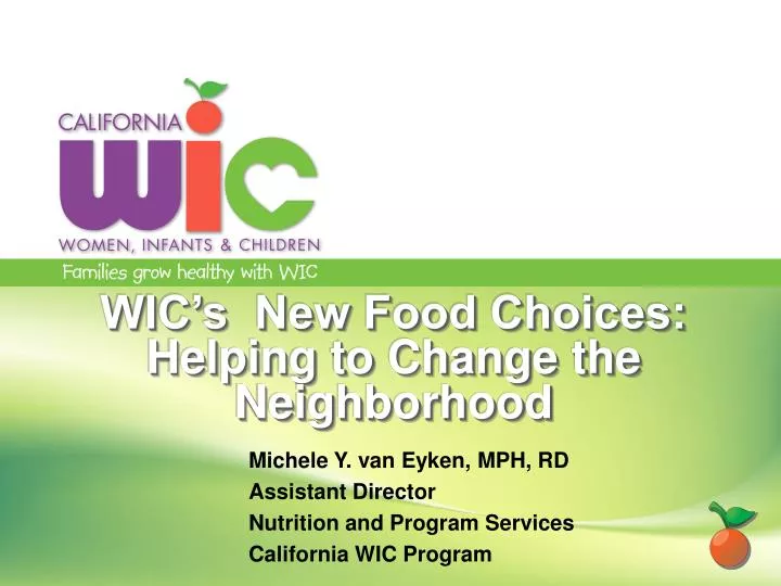 wic s new food choices helping to change the neighborhood
