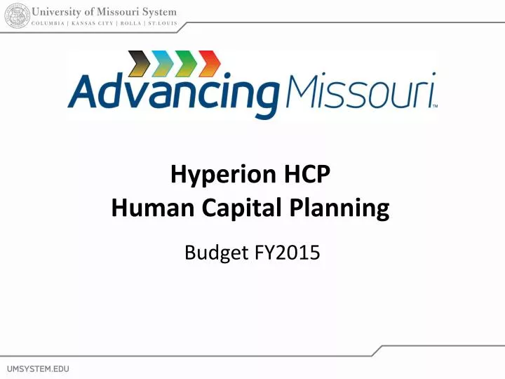hyperion hcp human capital planning