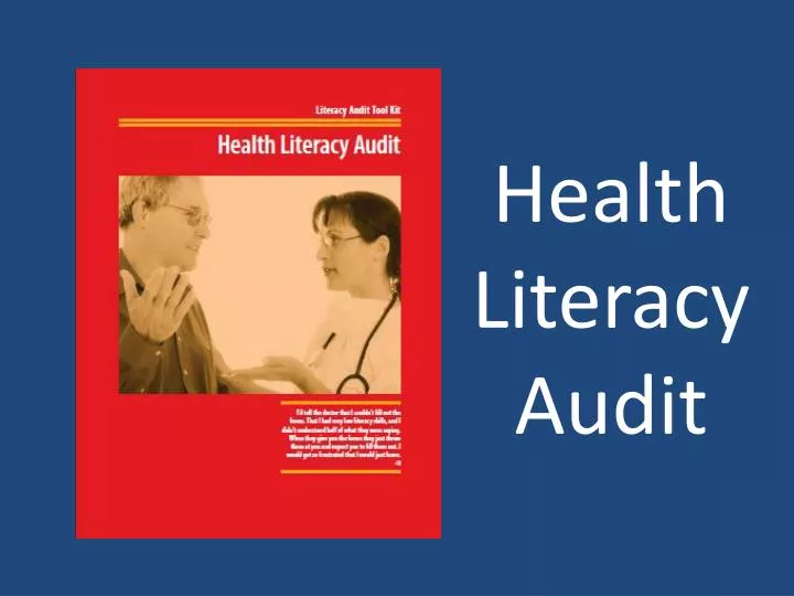 health literacy audit
