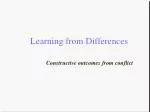 Learning from Differences: Constructive Outcomes in Conflict Resolution - slide 1
