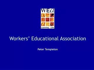 workers educational association peter templeton
