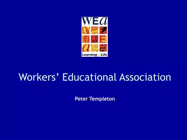 workers educational association peter templeton