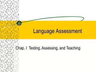 Language Assessment