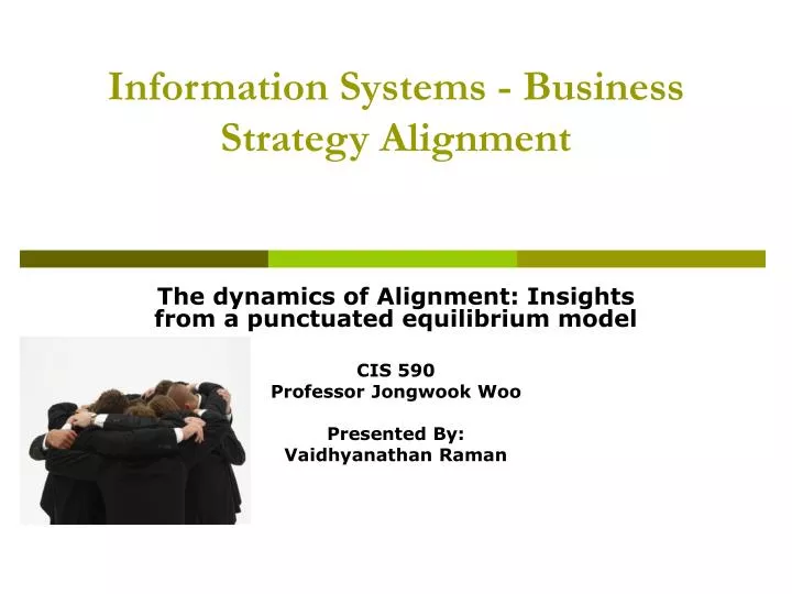 information systems business strategy alignment