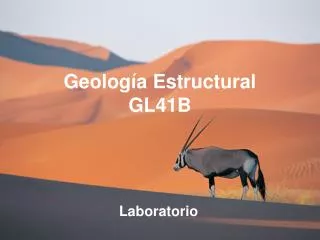 geolog a estructural gl41b