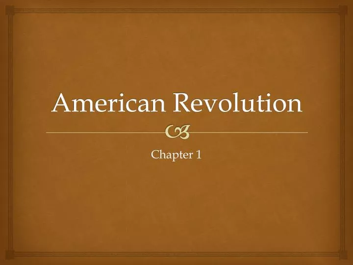 american revolution