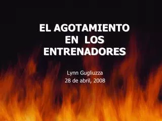 el agotamiento en los entrenadores